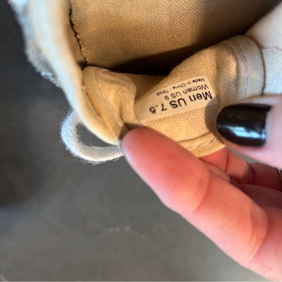 Vans sz 9 silver sequin sneakers lace-up sparkly - Picture 15 of 16